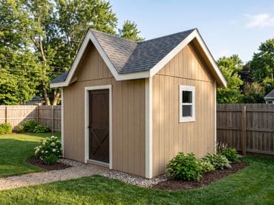 10×10 Saltbox Cabin