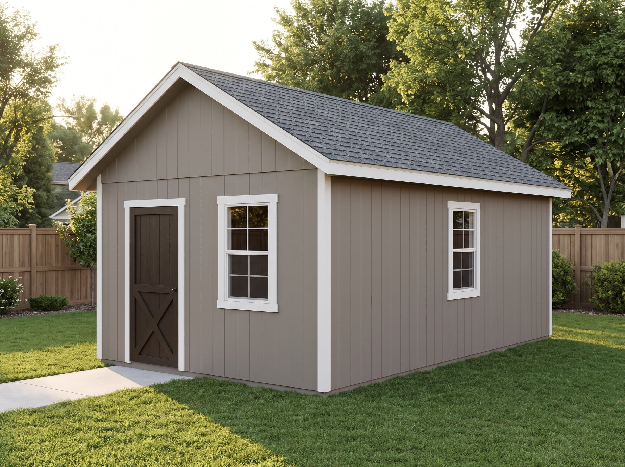 14×24 Studio Office — photorealistic render