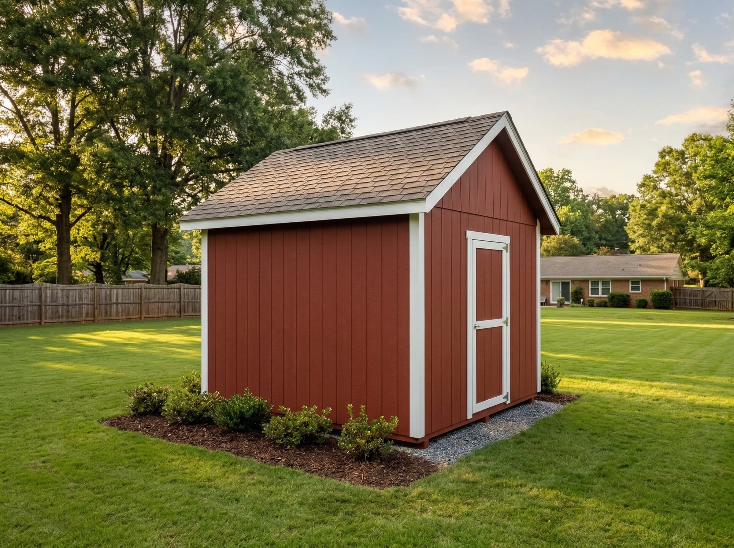 8×8 Gable Tool Shed — photorealistic render